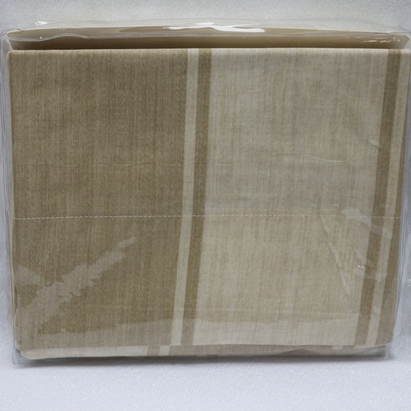 RALPH LAUREN VILLA CAMELIA STRIPE TWIN FLAT SHEET - CREAM - Picture 4 of 4